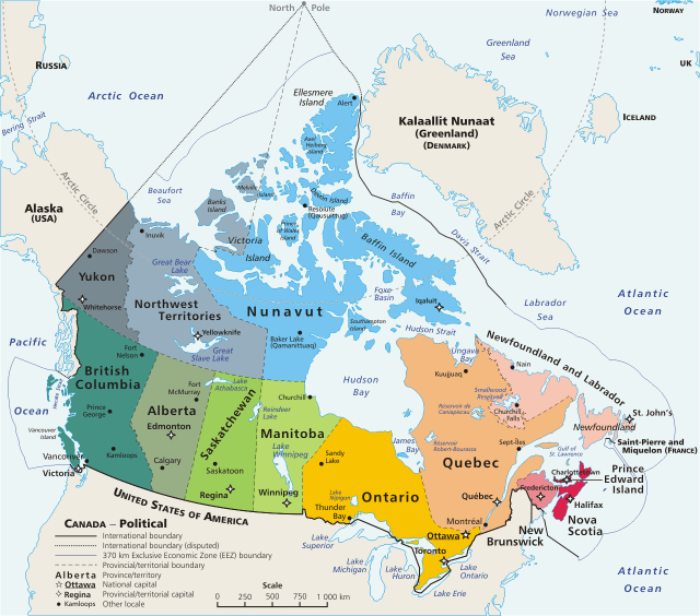 Ellesmere Island is at the Northernmost part of Canada Government of Canada: “Natural resources Canada.”